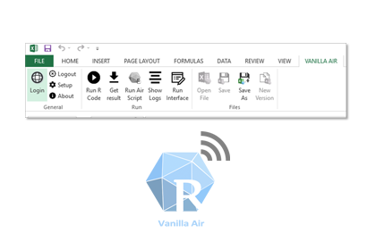 Vanilla Air Excel Add In